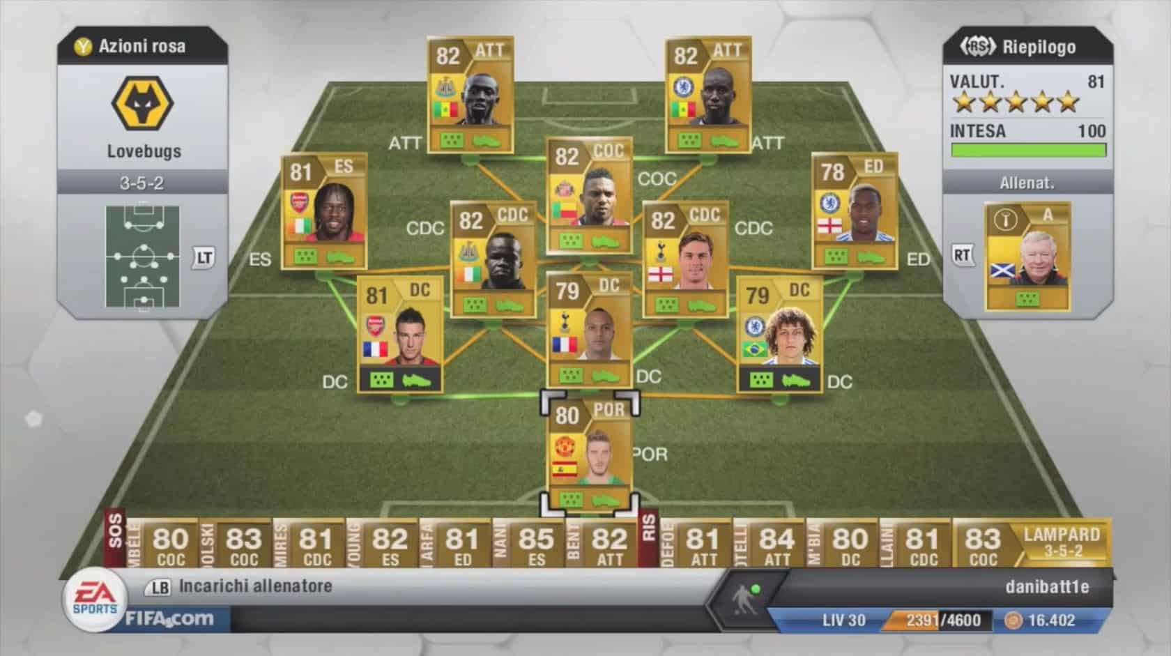 giocatori buggati FIFA 13 Ultimate Team