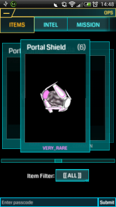 Ingress, portal shield