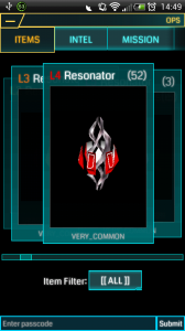 Ingress, resonator