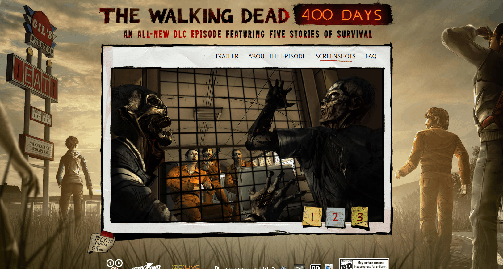 The walking dead 400 Days