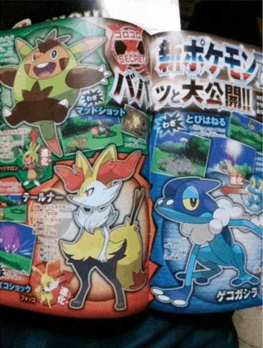 Tranquilli, non è Fuoco/Lotta! Pokémon X Y starter