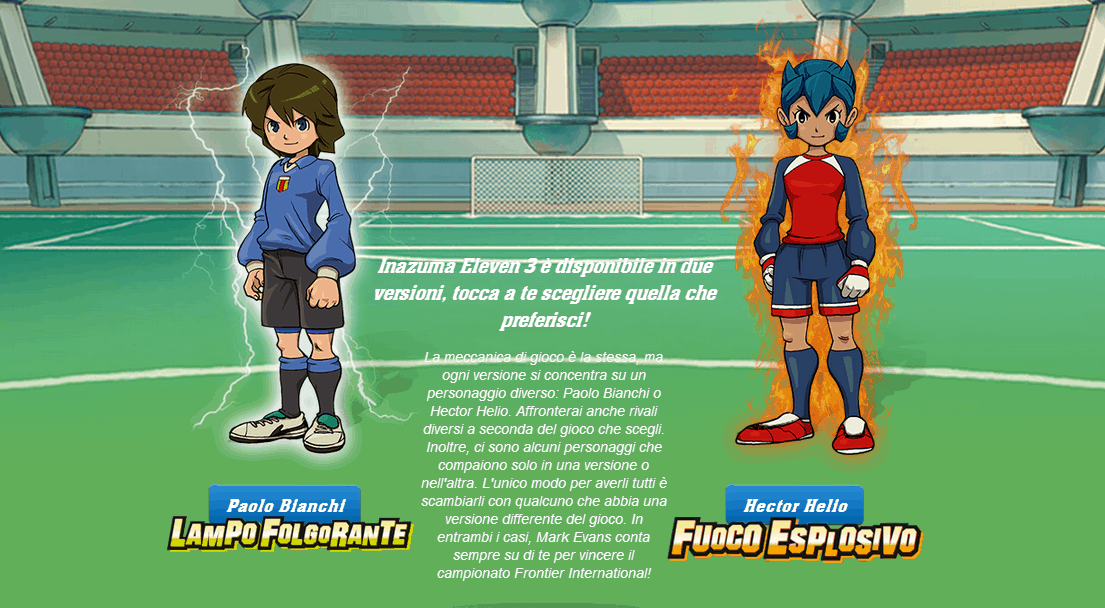 Inazuma Eleven 3: Fuoco Esplosivo/Lampo Fulminante