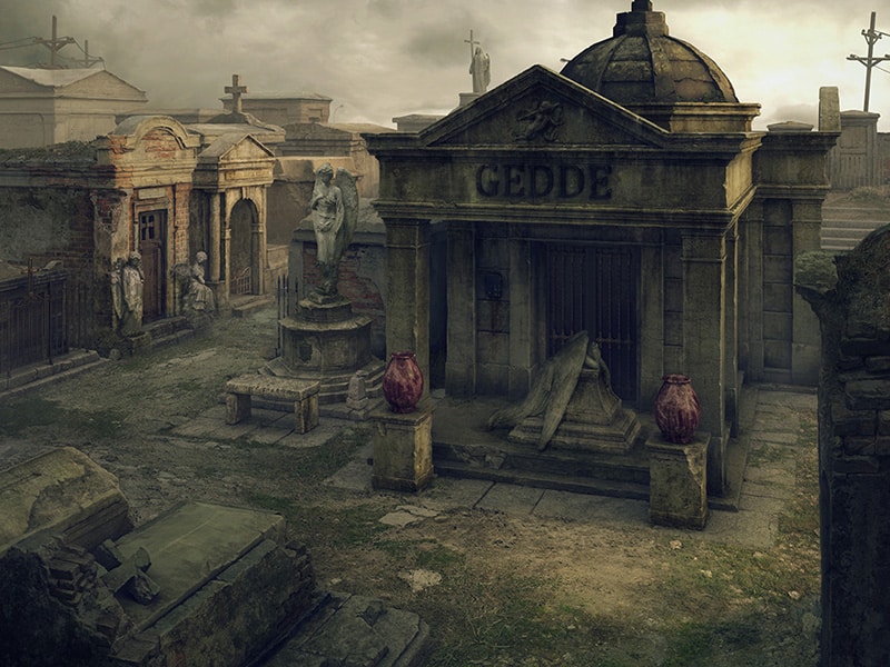 La tomba di famiglia dei Gedde nasconde segreti inconfessabili... gabriel knight sins of the father