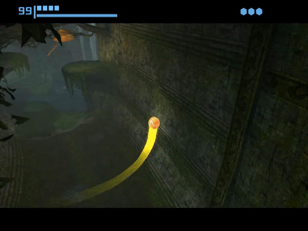 Che cosa si nasconderà su quella piattaforma lì in alto? http://static1.wikia.nocookie.net/__cb20120723211844/metroid/images/d/db/Tallon_canyon_boost_ball_half_pipe_dolphin_hd.jpg