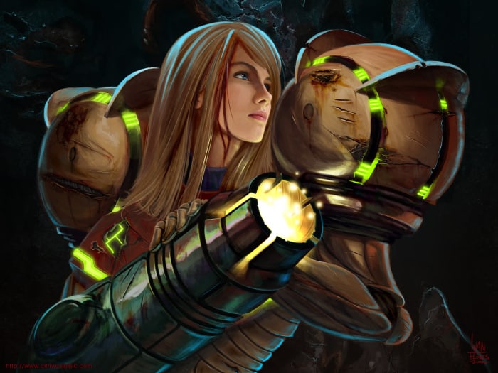 Samus Aran, l'eroina dai mille volti http://transfuse.deviantart.com/art/Samus-Aran-44059164
