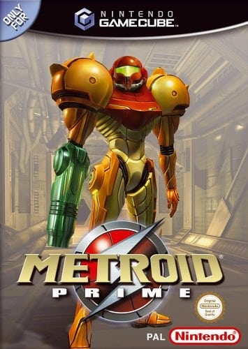 Ah, certo: Metroid Prime! http://www.code-ami.fr/blog/wp-content/uploads/2010/07/Dossier-Game-Cube-metroid-prime-cover.jpg