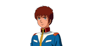 Poco più che ragazzino, Amuro si ritrova pilota di un Gundam contro Zeon.