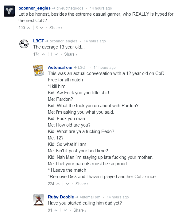 CoD stories