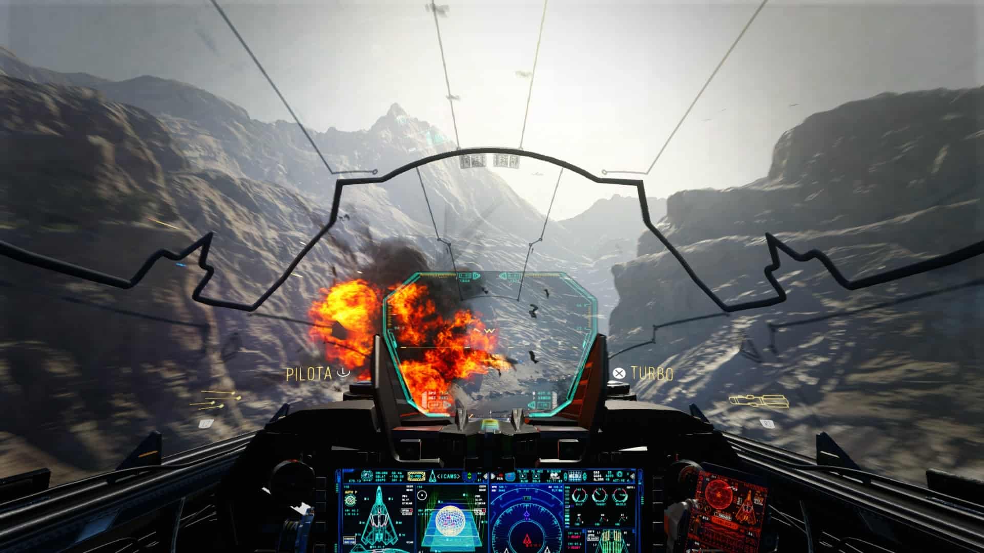Volando tra le montagne irachene non dovremo solo stare attenti ai nemici, anche i crolli rocciosi potranno risultare fatali.