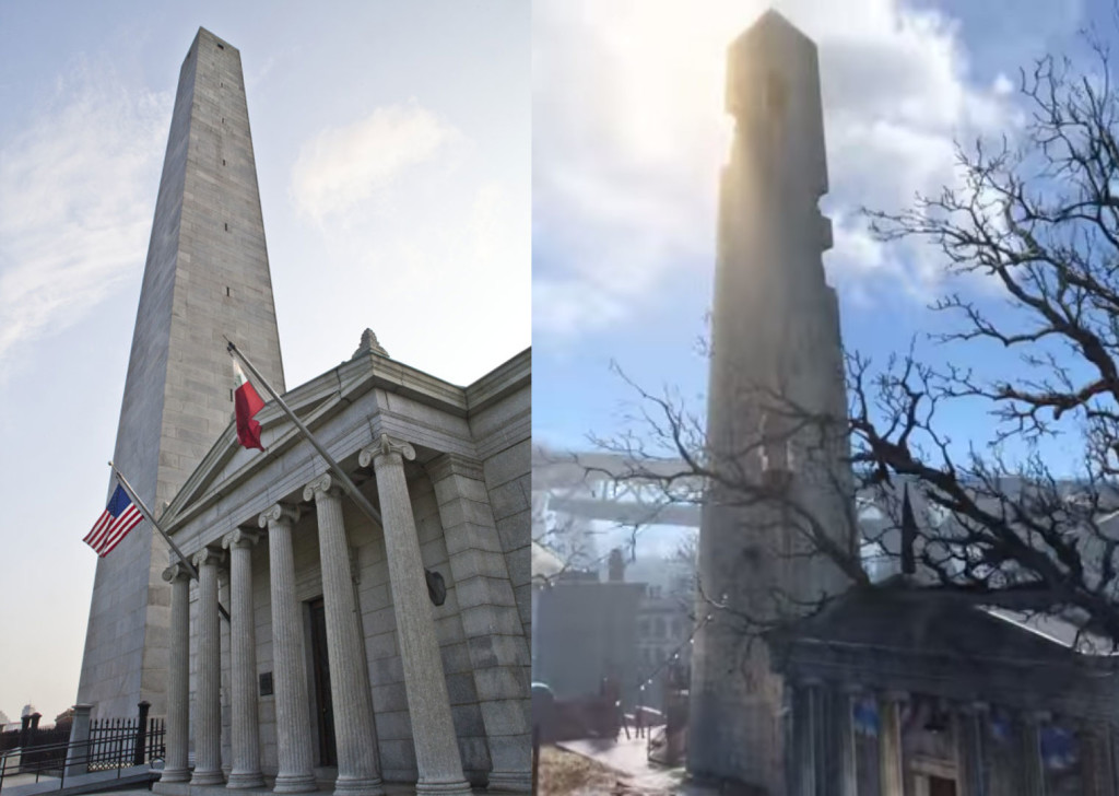 Fallout 4 Boston - Bunker Hill Monument