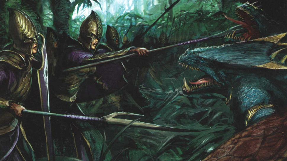 Elfi Oscuri Uomini Lucertola disegno