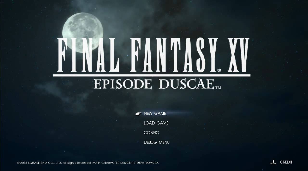 Final Fantasy XV episode duscae