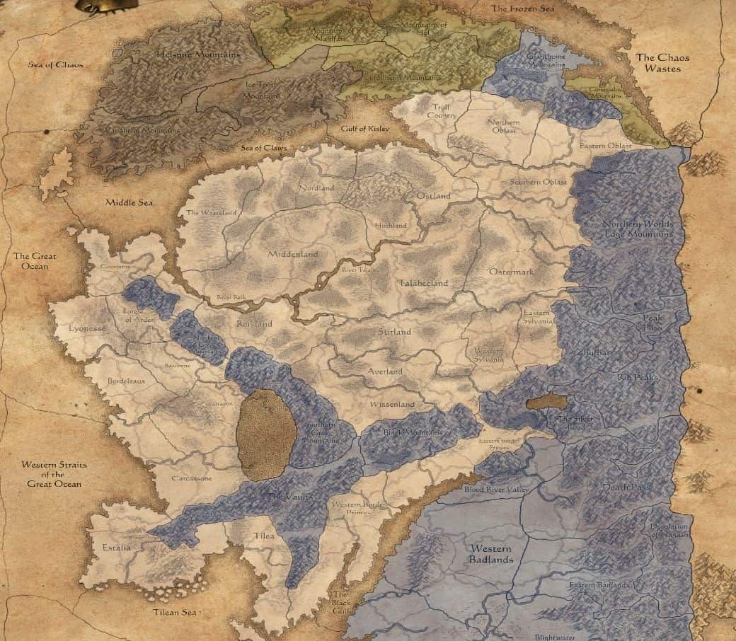 Total War Warhammer - Mappa conquistabile