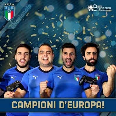 Italia campione d'Europa eFootball 2020